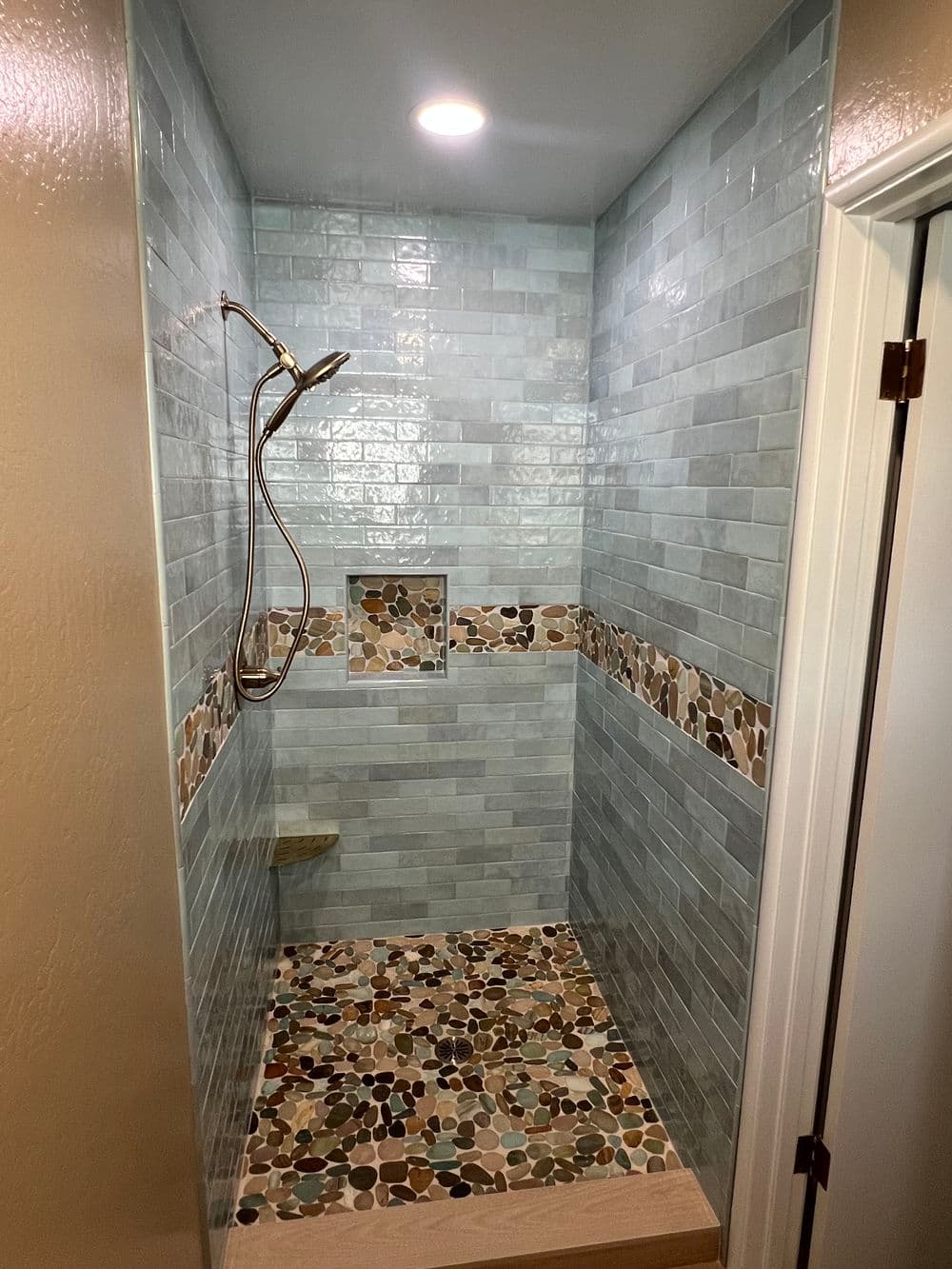 Gallery photos for Maui-Themed Shower Remodel in Mountain View, CA: Image #2