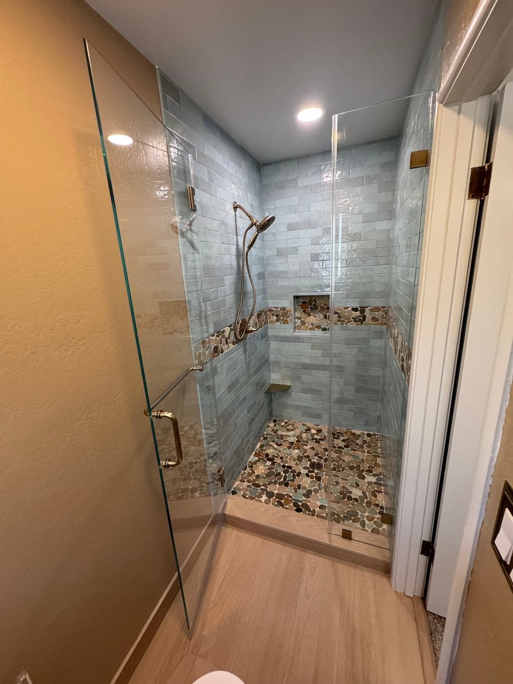 Maui-Themed Shower Remodel in Mountain View, CA image